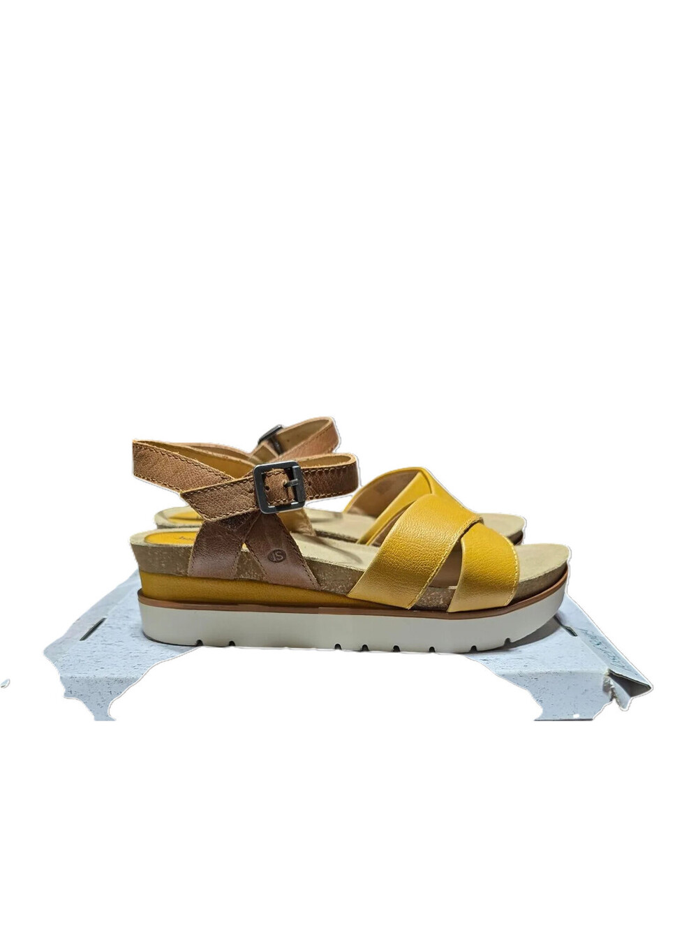 Josef Seibel Clea 10 Yellow Kombi Sandals - Picture 7 of 9